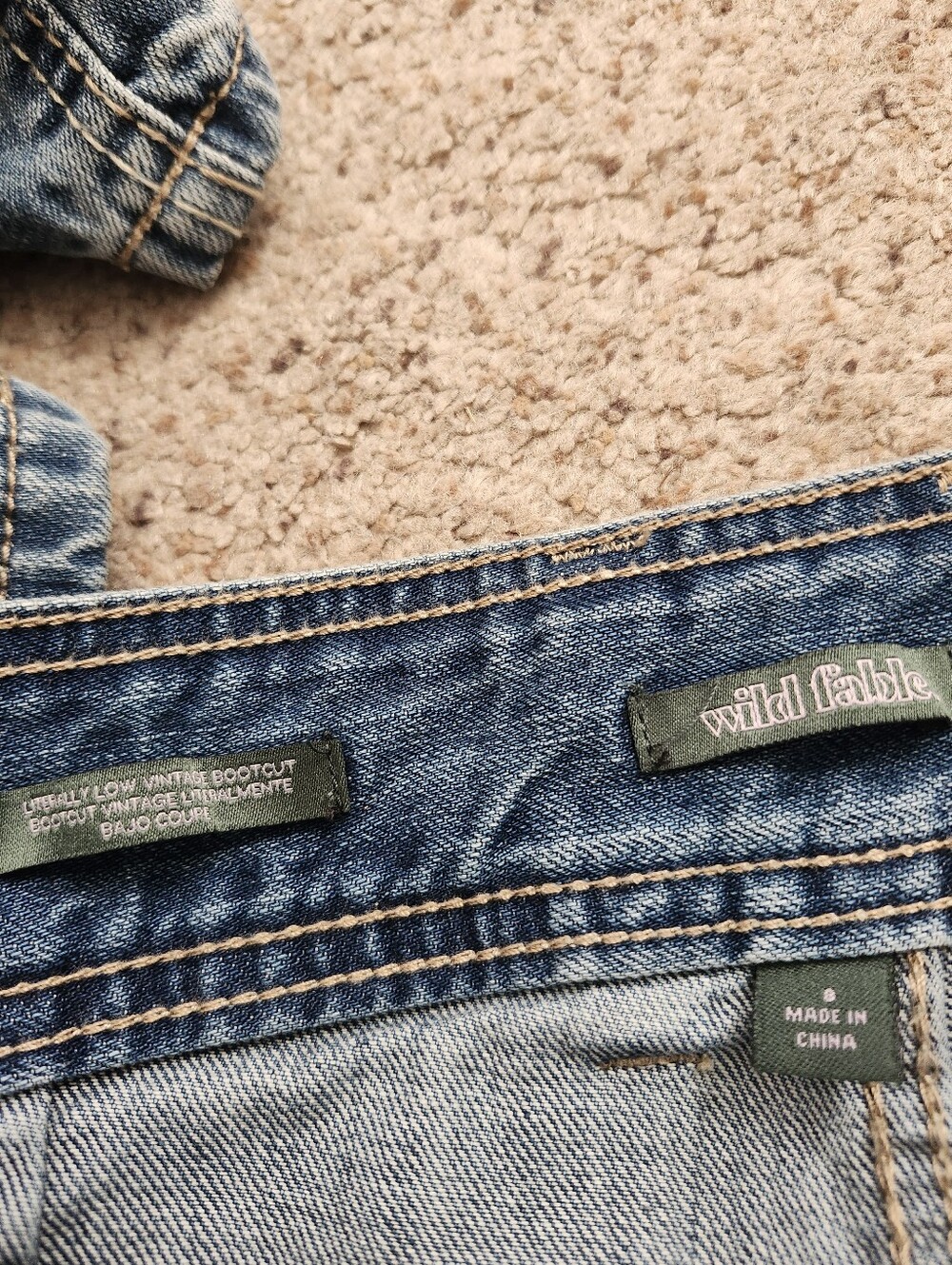 Low Rise Boot Cut Jeans - Picture 5 of 11